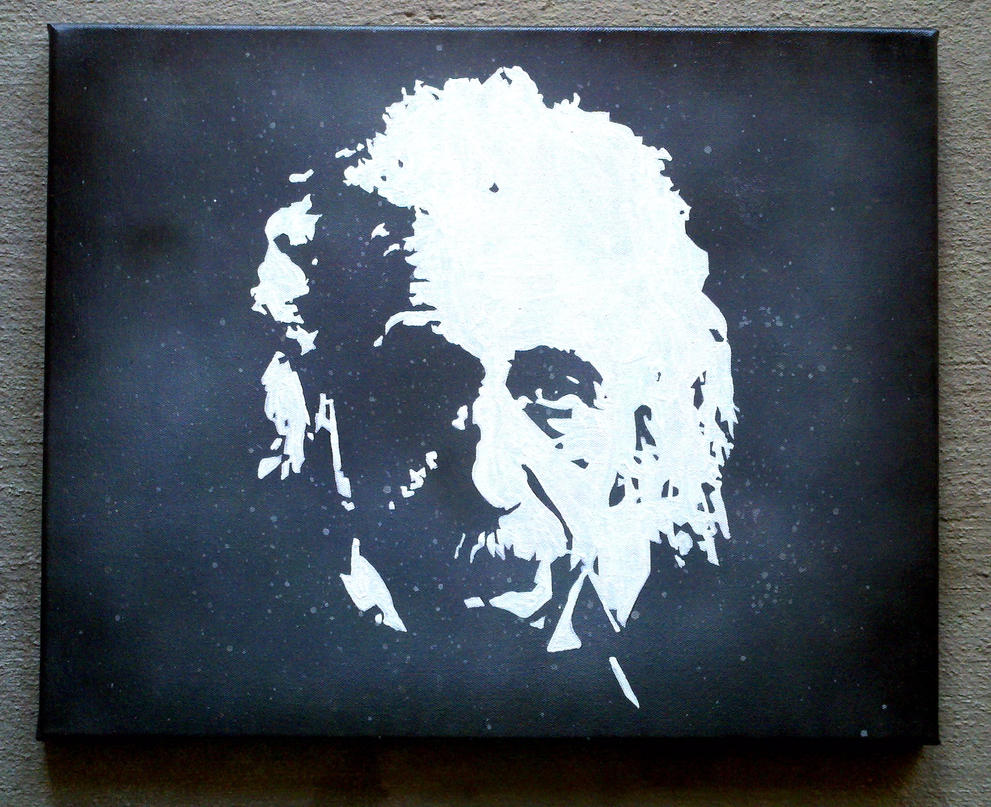 Albert Einstein by julydart on DeviantArt