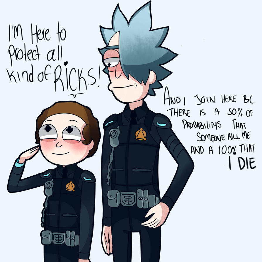 Rick n' Morty.- Zero Cop by yusunaby on DeviantArt