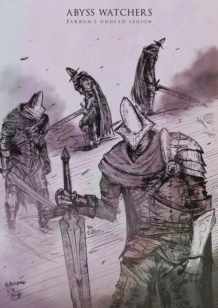 Farron's undead legion, the Abyss Watchers by LandRoach on DeviantArt