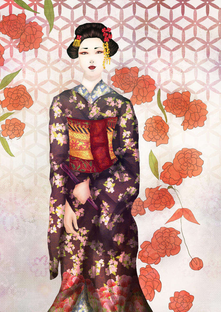 Geisha [Collab with FierceBabydoll] by Katarina-Kirishiki on DeviantArt