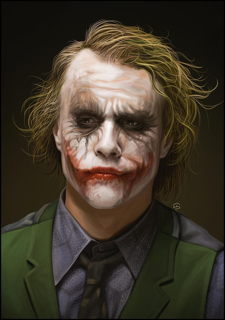 Heath Ledger's Joker by TovMauzer on DeviantArt