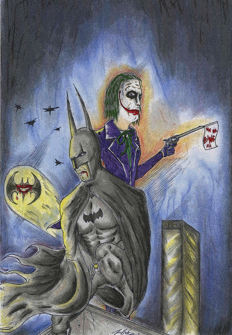 Batman VS The Joker by BIG-D-ARTiZ on DeviantArt