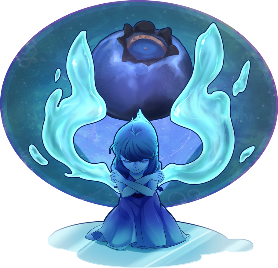 Check out my Tumblr : VIA The background texture comes from [Pixiv id=43437967] Please support the author. I has been saving the blueberry for Lapis . It would be Amethyst's fruit if there are more...