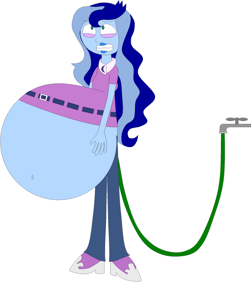 Amandas water inflation by Angry-Signs on DeviantArt