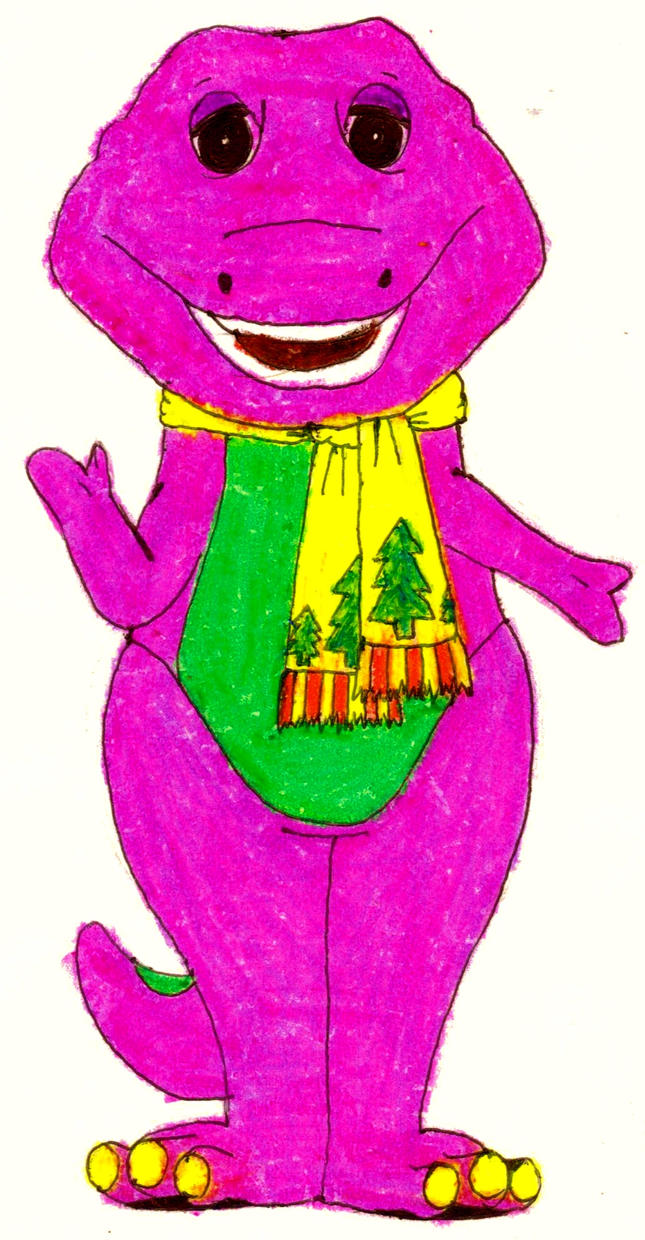 Barney In His Winter Clothes By BestBarneyFan On DeviantArt