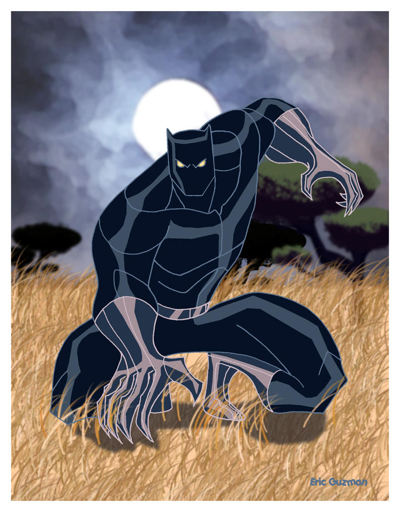 Black Panther Color By Ericguzman On Deviantart Effy Moom Free Coloring Picture wallpaper give a chance to color on the wall without getting in trouble! Fill the walls of your home or office with stress-relieving [effymoom.blogspot.com]