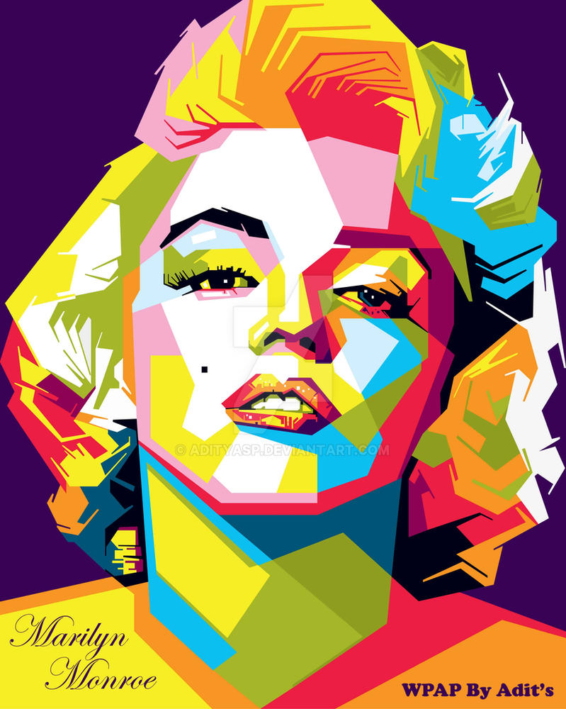 Marilyn Monroe Wpap by adityasp on DeviantArt