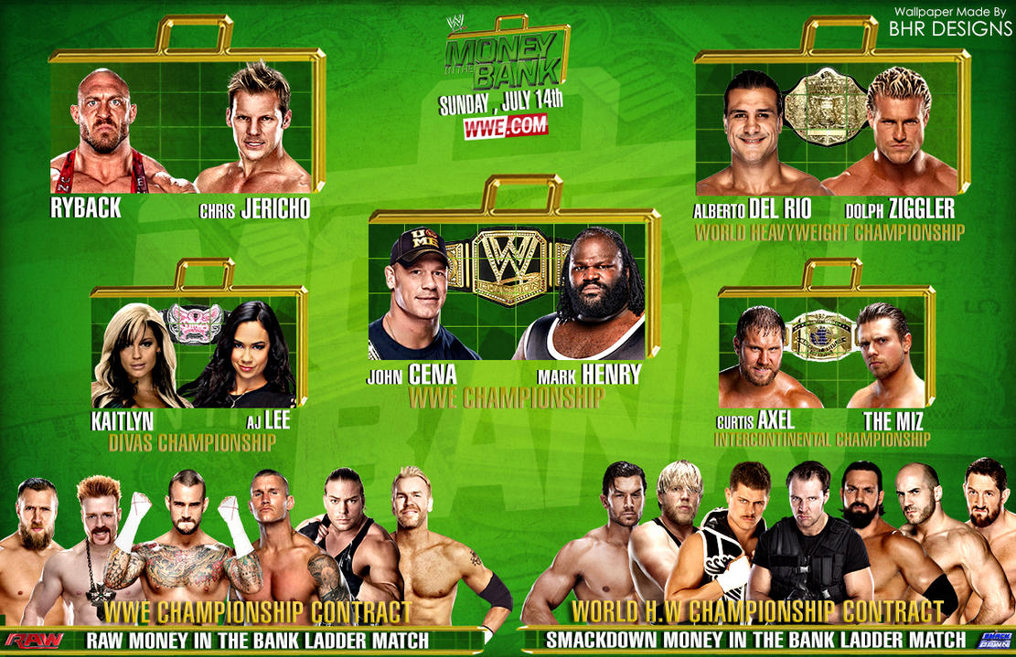 Money In The bank 2013 match card by thebhr10 on DeviantArt