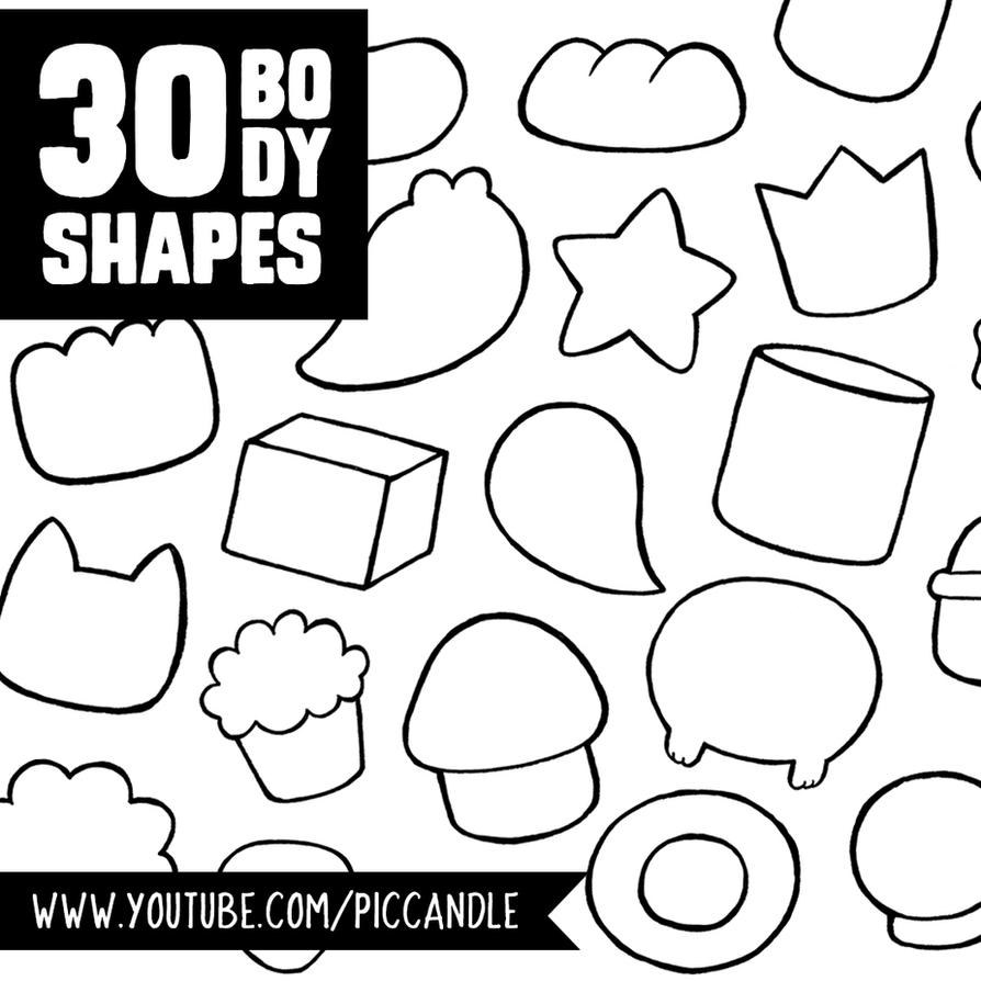 30 Character Body Shapes To Doodle By PicCandle On DeviantArt