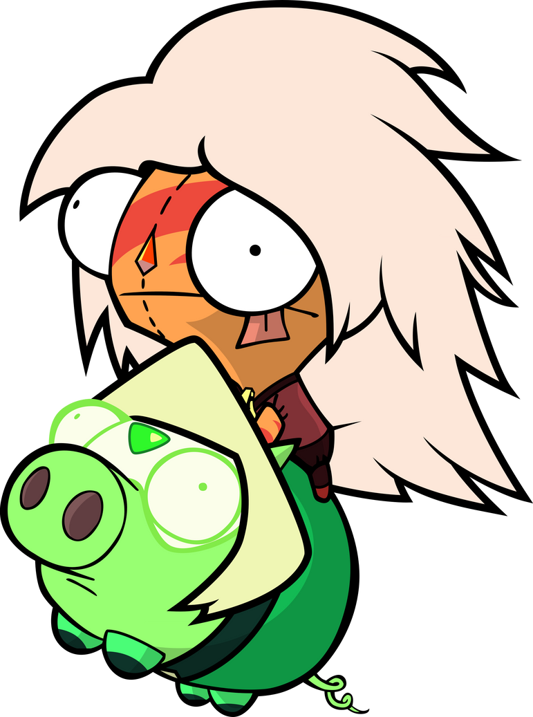 I haven't made one of these in a while! I was on the Steven Universe subreddit and saw a comment somewhere about Peridot with a pigs face...and I instantly wanted this to exist! I really like those...