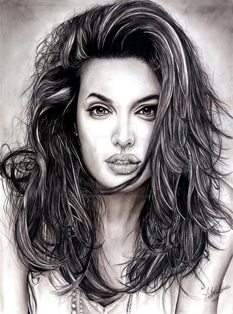 Angelina Jolie by Anthony-Woods
