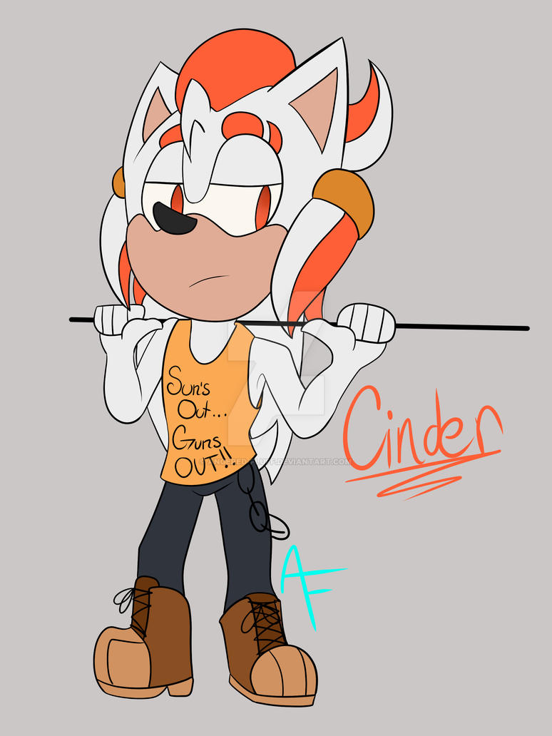 Cinder the Hedgehog Cinder_mini_ref_by_angered_fluff-dbse75u