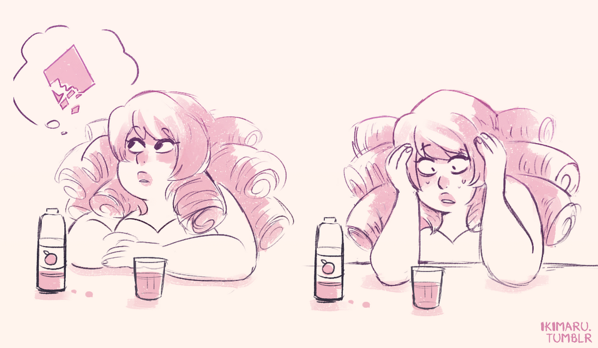 21 sep 2016 from when that was my blog title on tumblr and ppl thought it meant Rose Quartz lmao (she's drinking..grapefruit juice lol) on tumblr