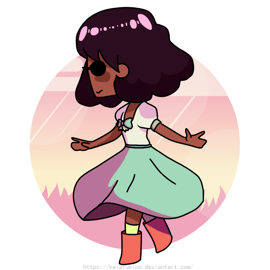 Connie with her new hairstyle and that old dress I really love :3