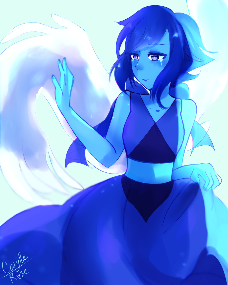 Hi guys heres my first fanart of Steven Universe and I chose Lapis cause i like everything about her and also cause she won my poll