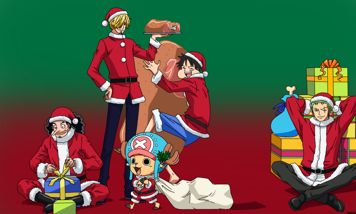 Happy Holidays! Merry Christmas to One Piece by Spartandragon12 on ...