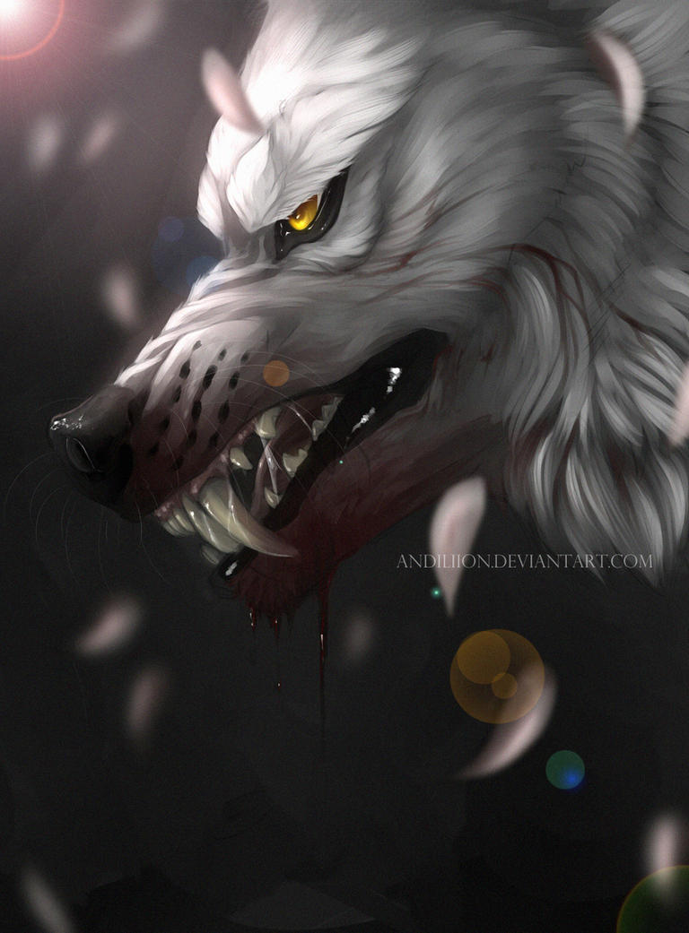 White Wolf Warrior by Andiliion