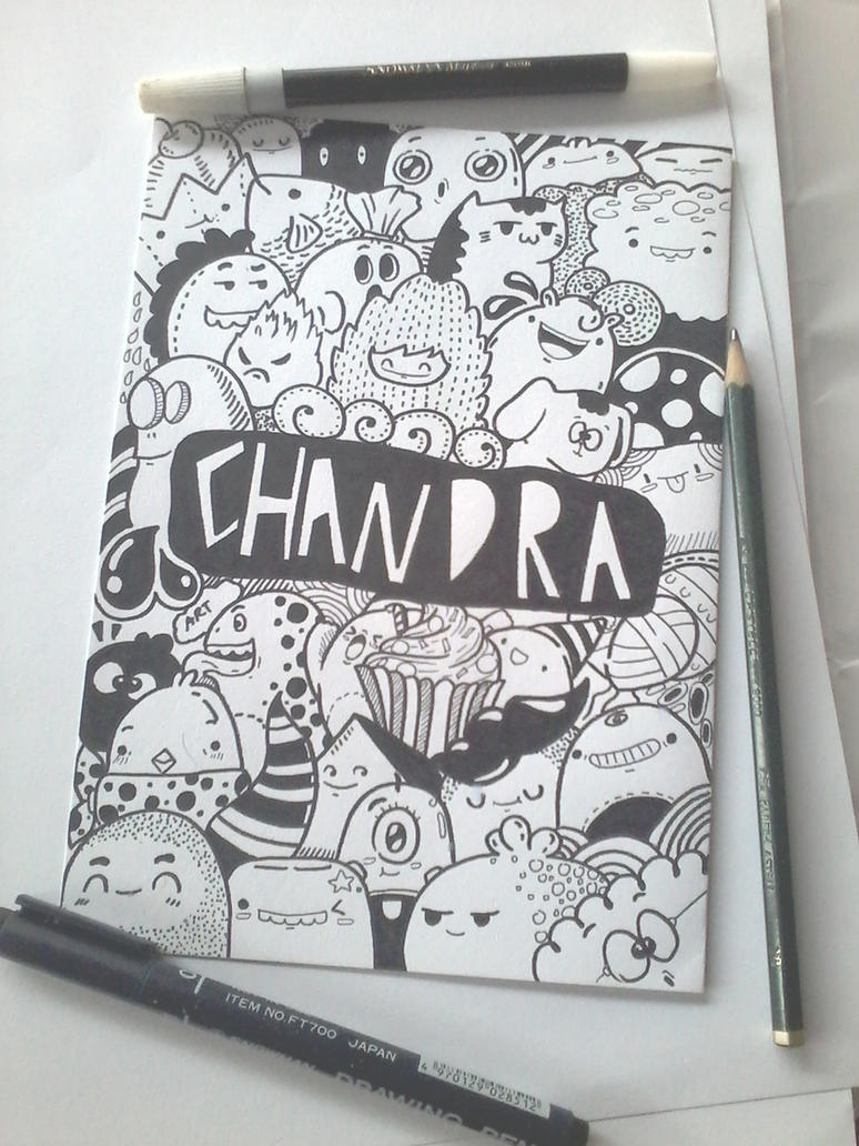 Doodle Art Name CHANDRA By Zamrudart On DeviantArt