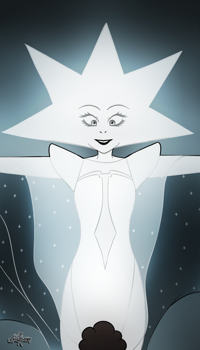 White Diamond and Steven Universe (c) Cartoon Network