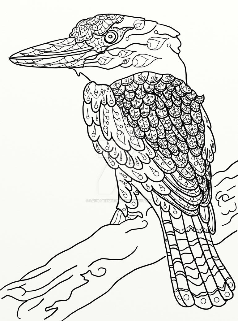 Download Page 17 of Australian Birds Adult Coloring Book by LorraineKelly on DeviantArt