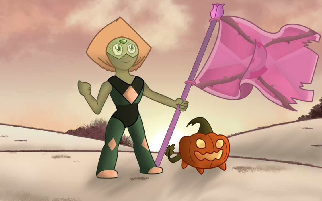 The Hiatus is Over!   Peridot has been a crystal gem for a decent amount of time now. She's found a purpose and reason to fight. So now she raises Rose Quartz' flag and ready to ta...