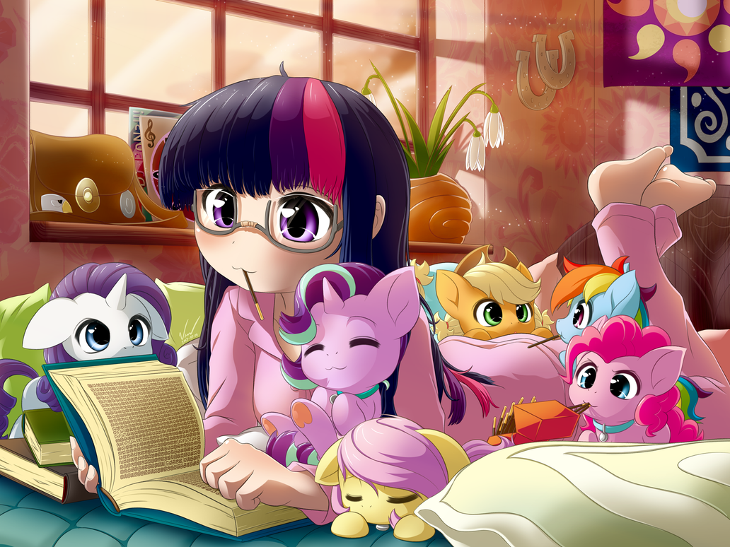 [Obrázek: reading_with_twilight_sparkle_by_symbianl-dbgafet.png]