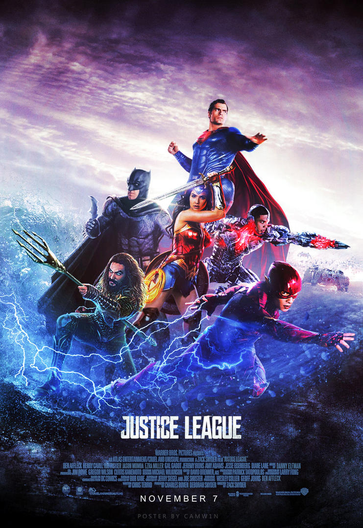Justice League Poster 2017 by CAMW1N on DeviantArt
