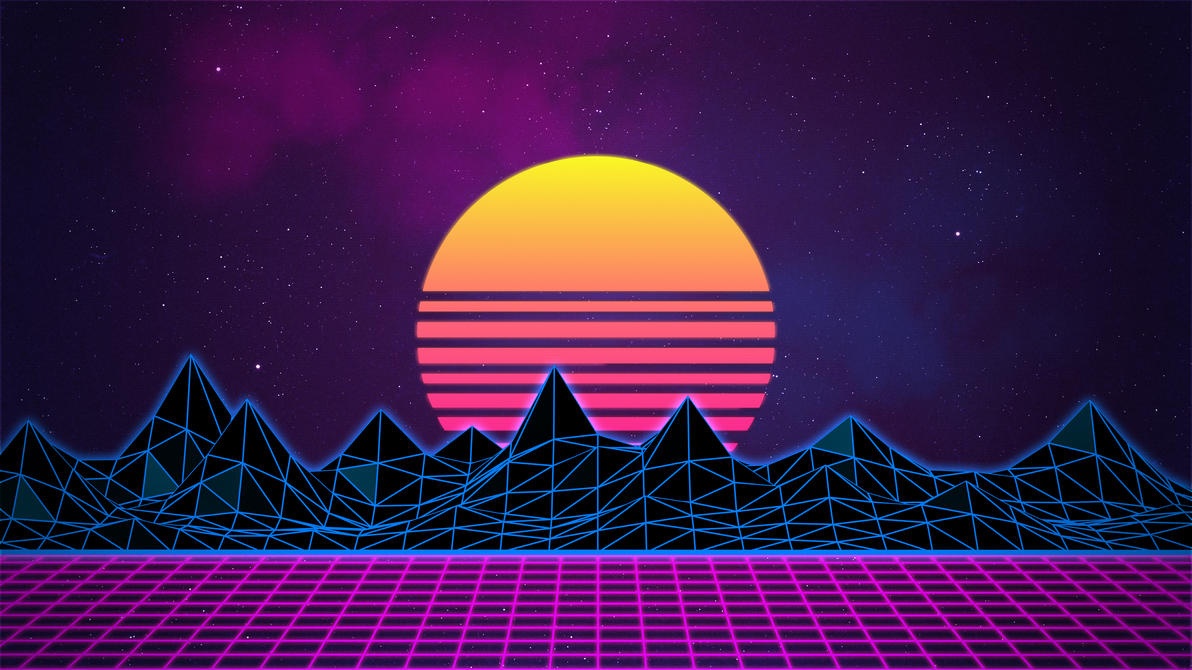 Retrowave Neon 80's Background - 4K by Rafael-De-Jongh on ...