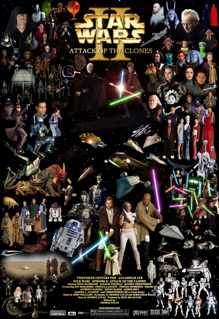 Star Wars Episode II poster by EmSeeSquared on DeviantArt