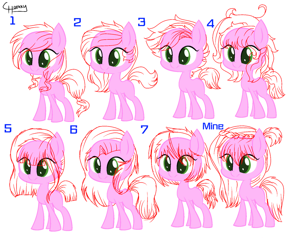 + Haircut Adopts - MLP Base - + by TheChoccoBear on DeviantArt