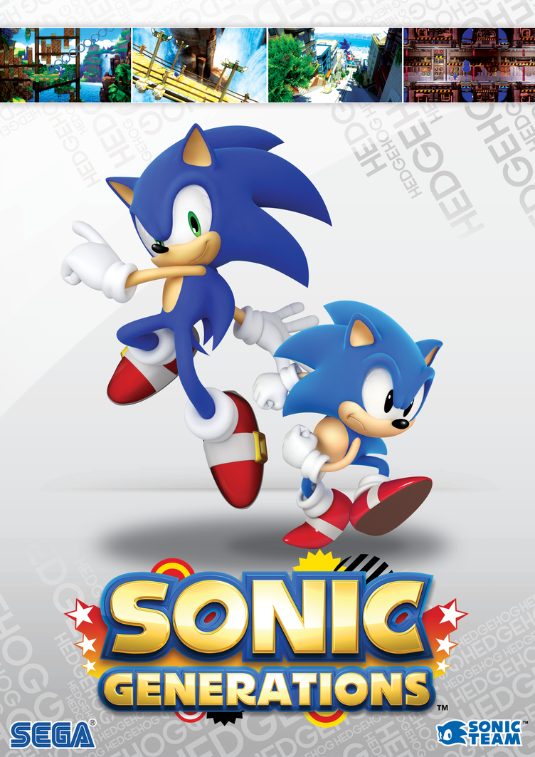 Game Poster: Sonic Generations by Jublypuff on DeviantArt