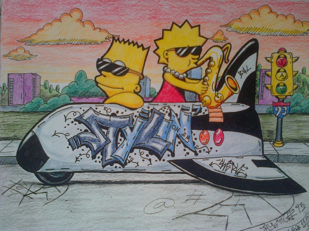 The Simpsons Graffiti by WaldenBJayWiiGEE93 on DeviantArt