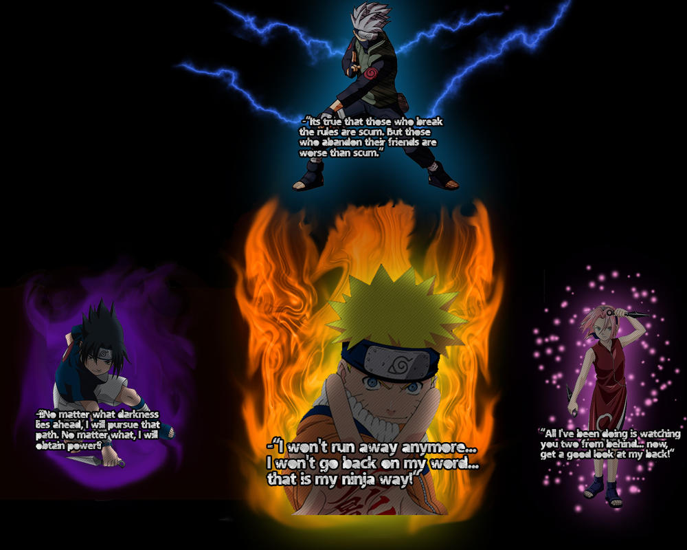 Naruto Quote Wallpaper by JRR93