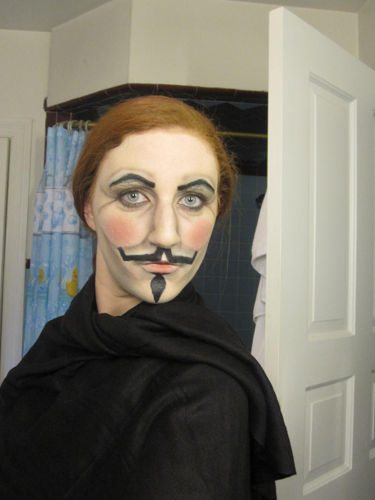 V for Vendetta Makeup by IrishLassie on DeviantArt