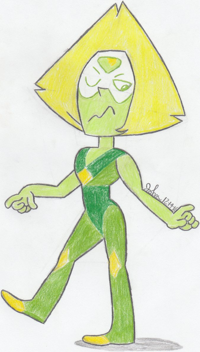 (Steven Universe) With Peridot currently being *Ahem*… On rest, I figured now was as good a time as any to upload this old-ish drawing of her from late 2016 that I never submitted originally ...