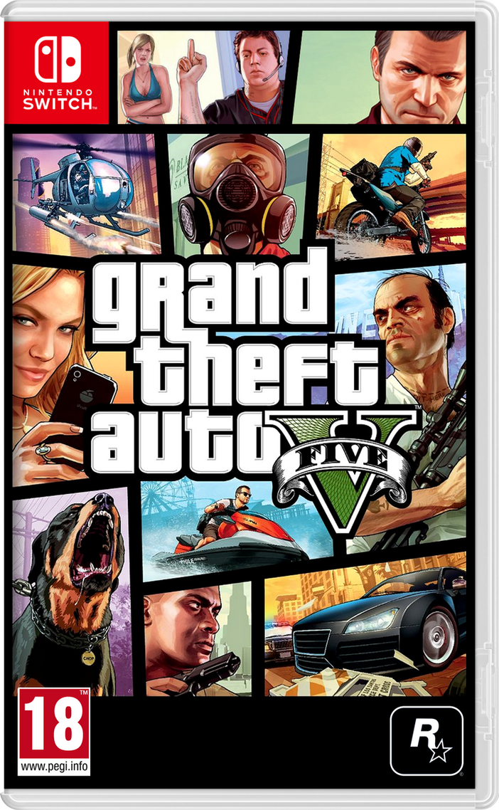 Grand Theft Auto V Switch Box Art Mock Up By Meta1501 On Deviantart