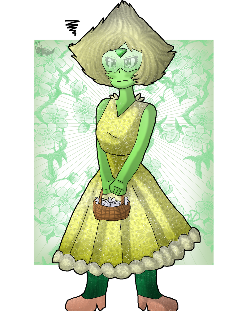 based on a recent steven universe episode, reunited. I really like peri's cute design so I wanted to draw her~ but I also want t try out new expressions too so, here's a cute flower girl clod XD I ...