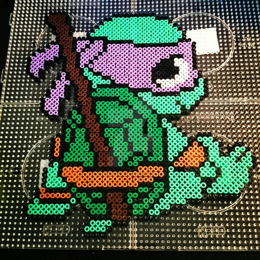 Donatello - Ninja Turtles perler beads by xPeachheart on DeviantArt