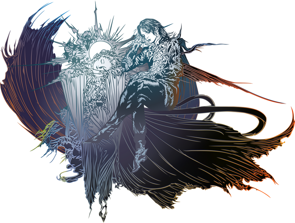  Final Fantasy  XV logo POST CREDITS by eldi13 on DeviantArt