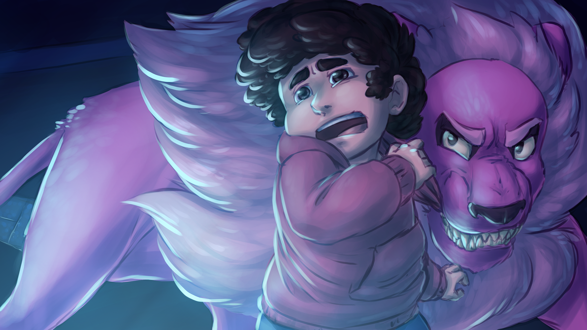 Screenshot redraw of Steven Universe I did during one of the recent steven bomb Screen reference : imgur.com/a/XtS4K6g