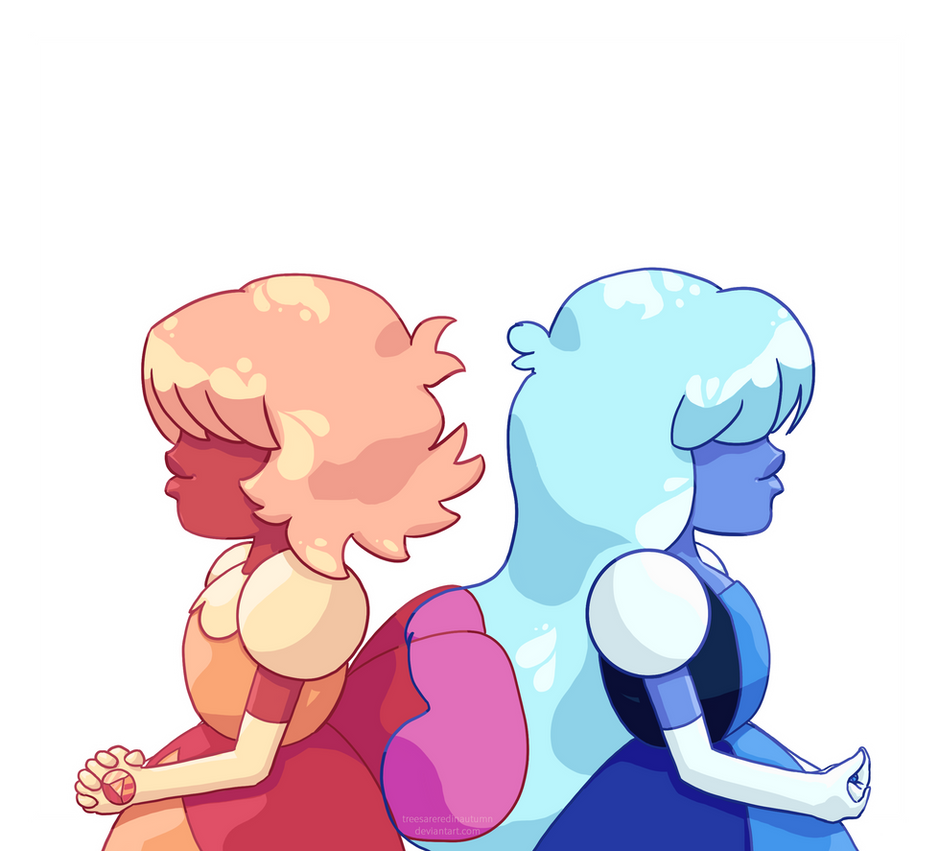 "Let's change the future!" EEEEE I love sapphires! So smol and pretty We honestly don't know to much about either of them as individuals, but I'm keen to learn more! Padparadscha is so adorable and...