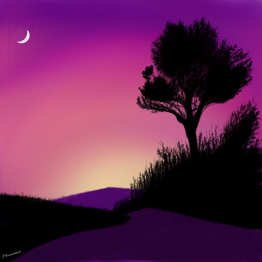 Simple Lanscape Digital Painting by MuzammilDesign on DeviantArt