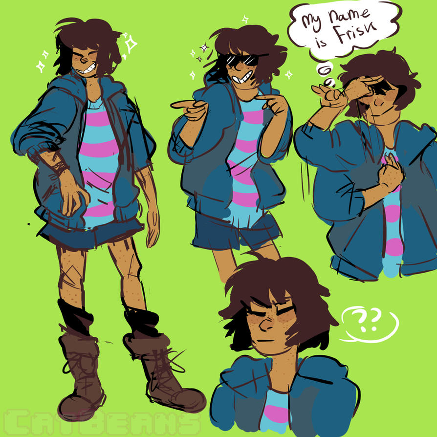 Cool Bruh Frisk by PeppermintFrappe on DeviantArt