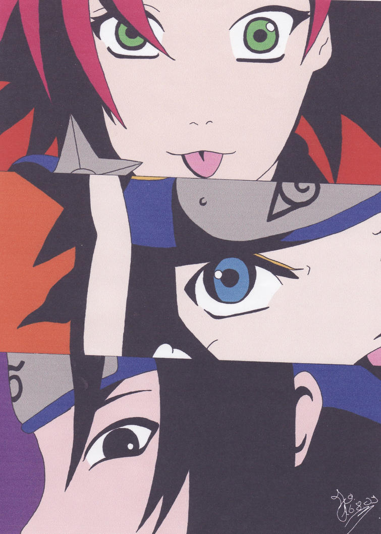Sasuke Naruto Sakura Team 7 By Jojoasakura On Deviantart