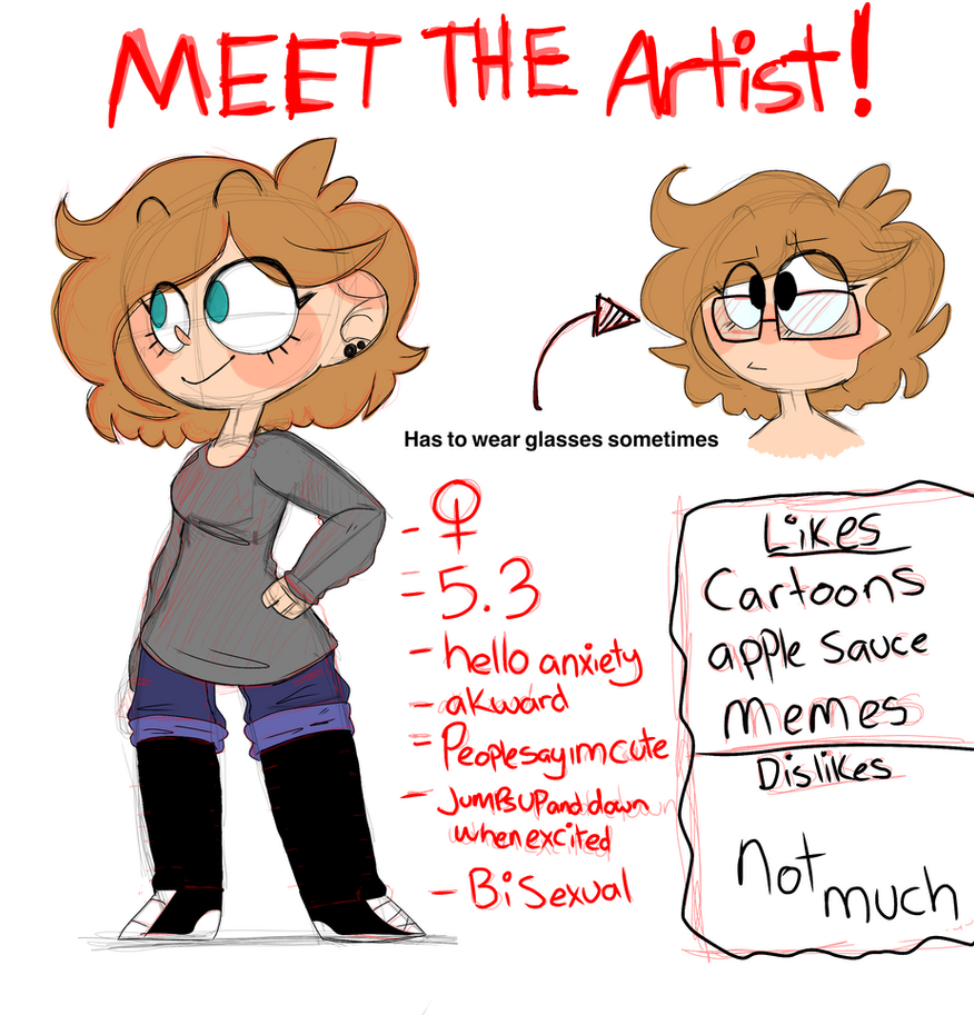 Meet the artist! (Made to get out of art block) by Miffxn on DeviantArt