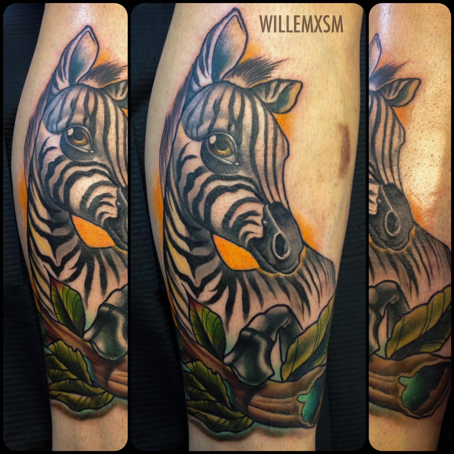safari tattoo leg sleeve