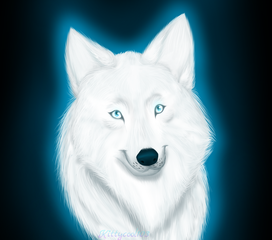 Ice Wolf by Kittyx-Galaxy on DeviantArt