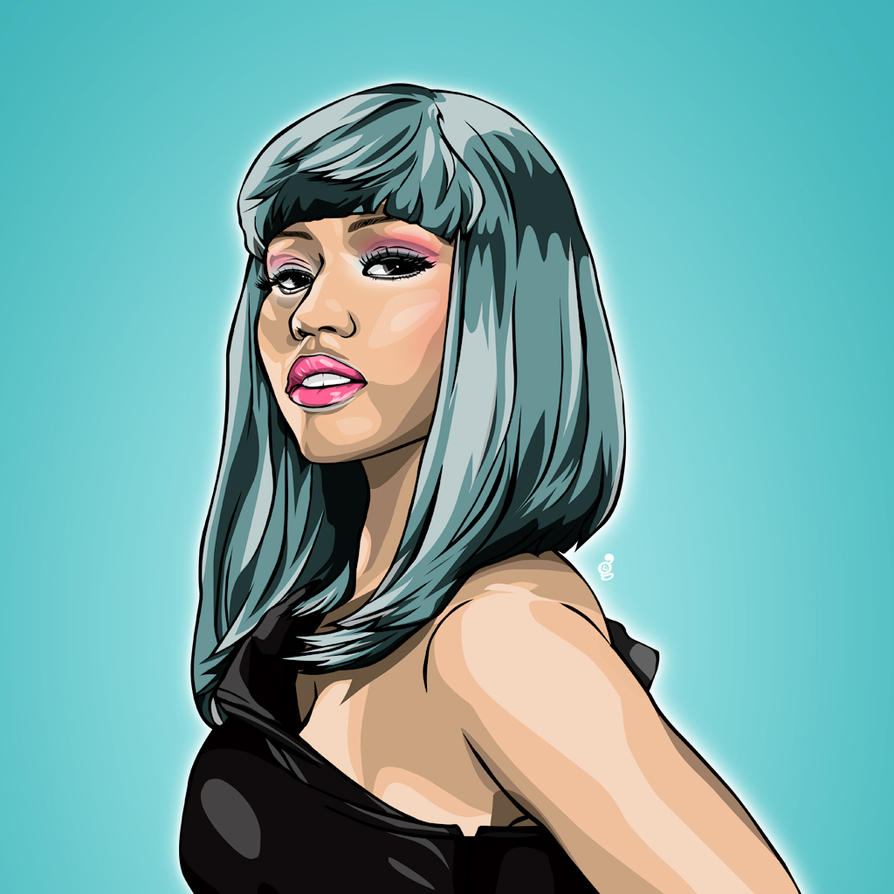 Nicki Minaj Blue IPad Wallpaper By Yumgsta On DeviantArt