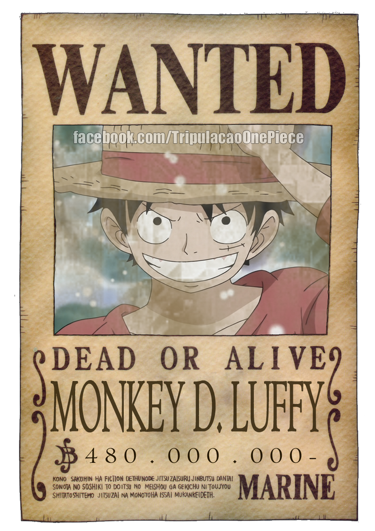 One Piece - Luffy Pos TS Bounty by TripulacaoOnePiece on ...