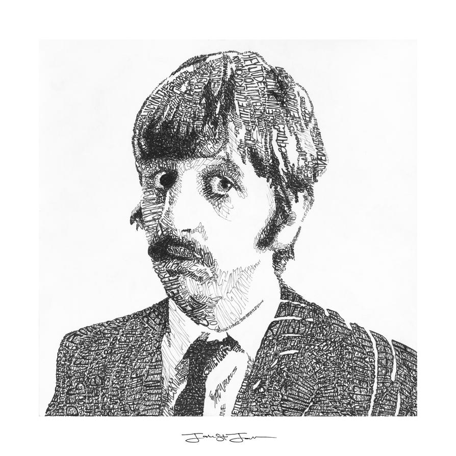 Ringo Starr WordArt by JohnStJohnArt on DeviantArt